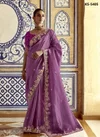Pankhudi By Kimora Pure Based Fancy Fabric Handwork Designer Saree